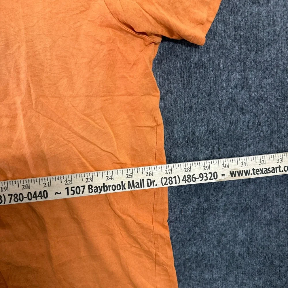 Polo Ralph Lauren T-Shirt Mens Size 2XL Orange Short Sleeve Pony Logo Casual Tee